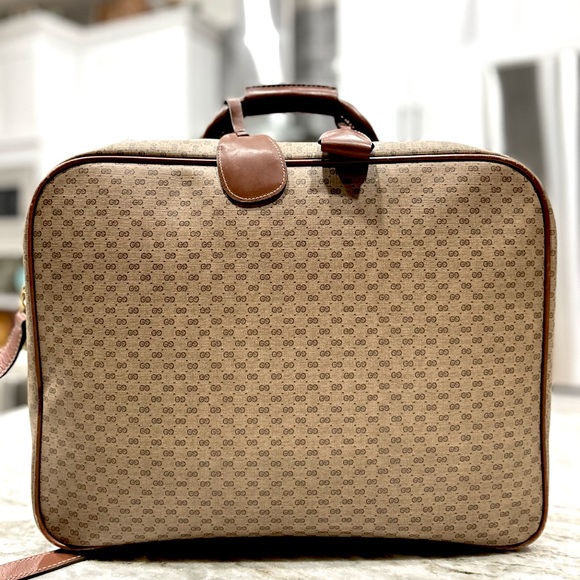 Gucci Authentic Interlocking G Logo Supreme Suitcase/Shoulder Bag - Picture 6 of 16
